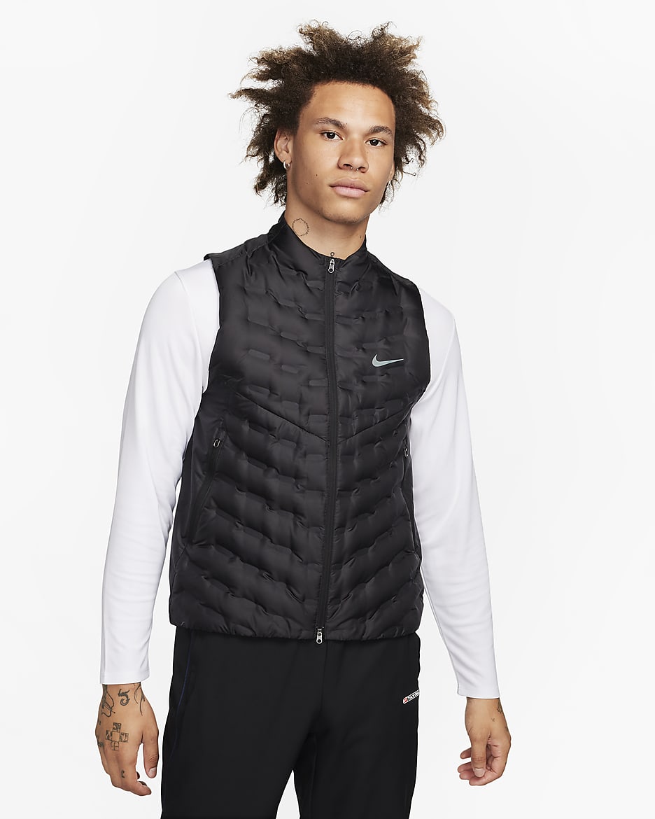 Nike Therma FIT ADV Repel AeroLoft Men s Down Running Gilet